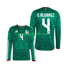 Maillot de Foot Mexique Edson Alvarez 4 World Cup Domicile 2026 Manches Longues